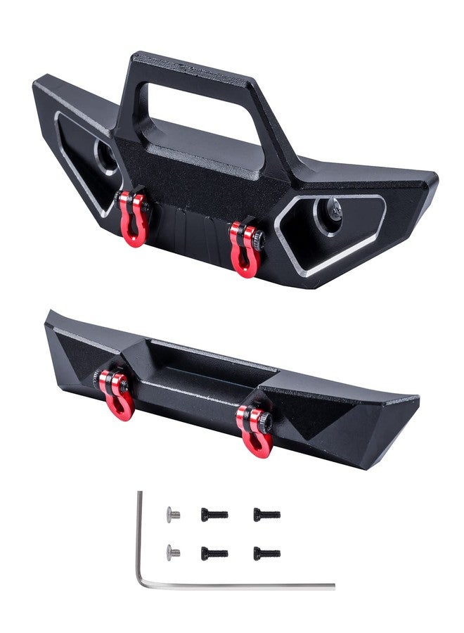 GTHELE Aluminum Front&Rear Bumper for AXIAL SCX24 Jeep JLU AXI00002 1/24 RC Crawler Car Upgrade - Image 1
